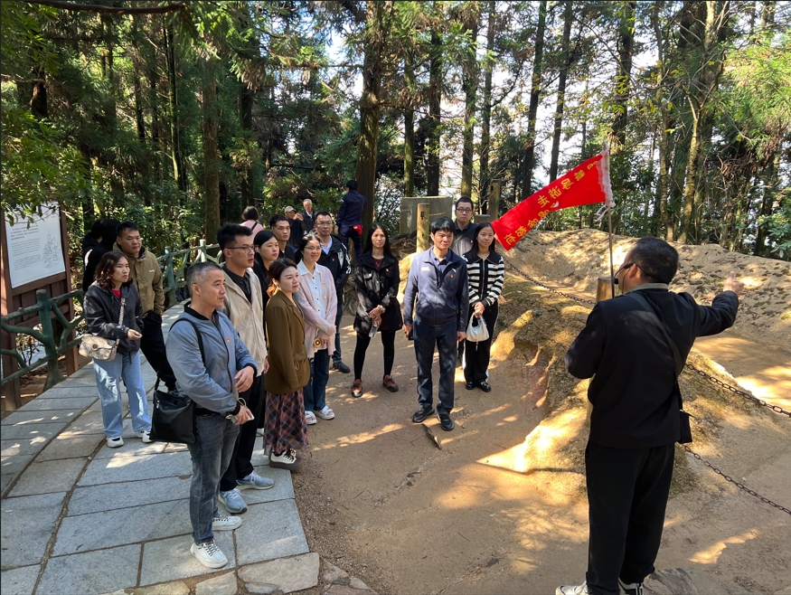 公司組織赴江西井岡山紅色教育游學活動
